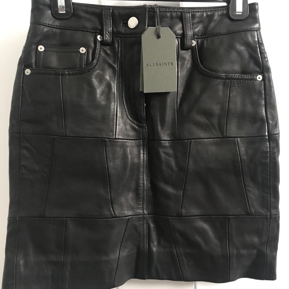 Allsaints Leather skirt